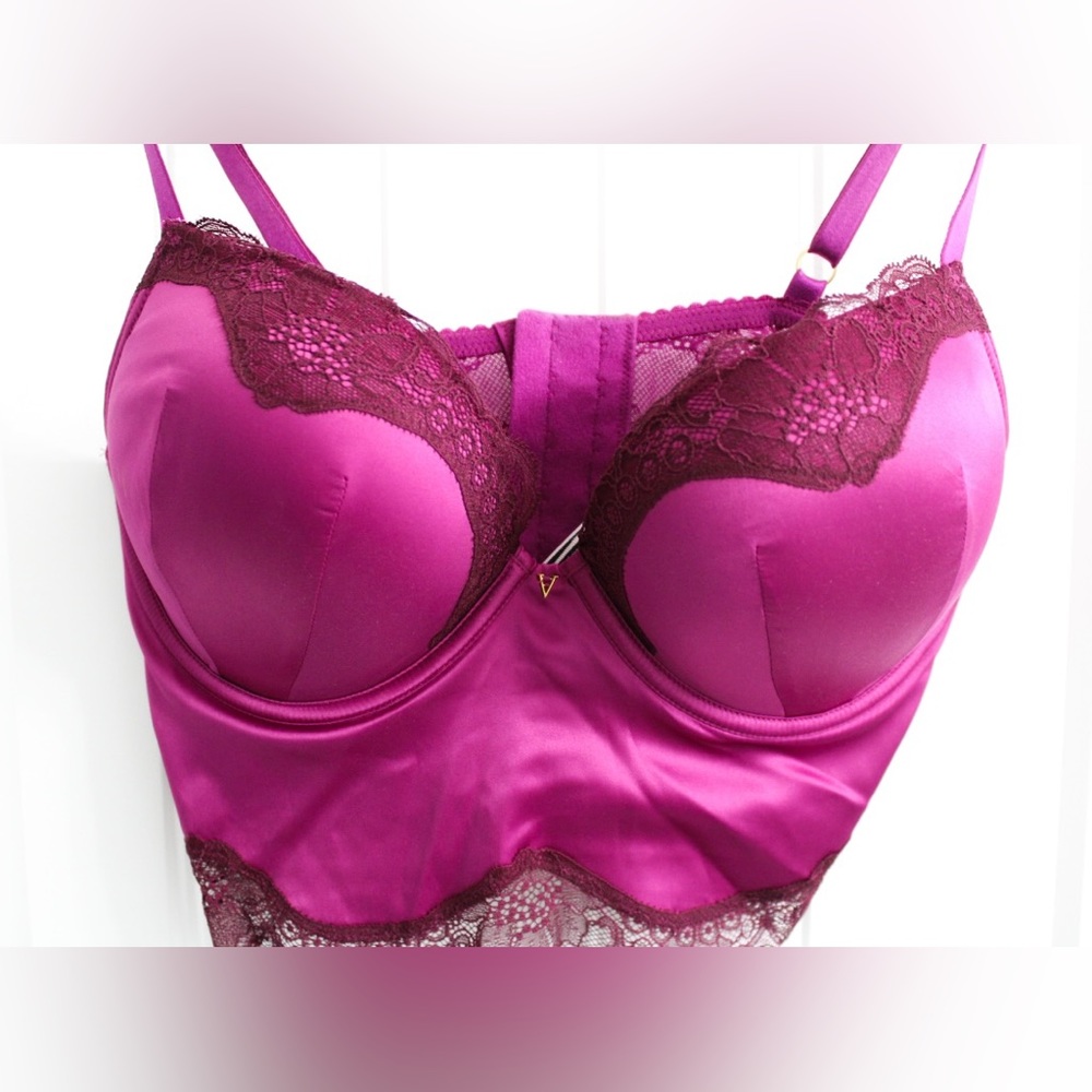 Victoria’s Secret Bombshell Push-Up Corset Top. Size 36C